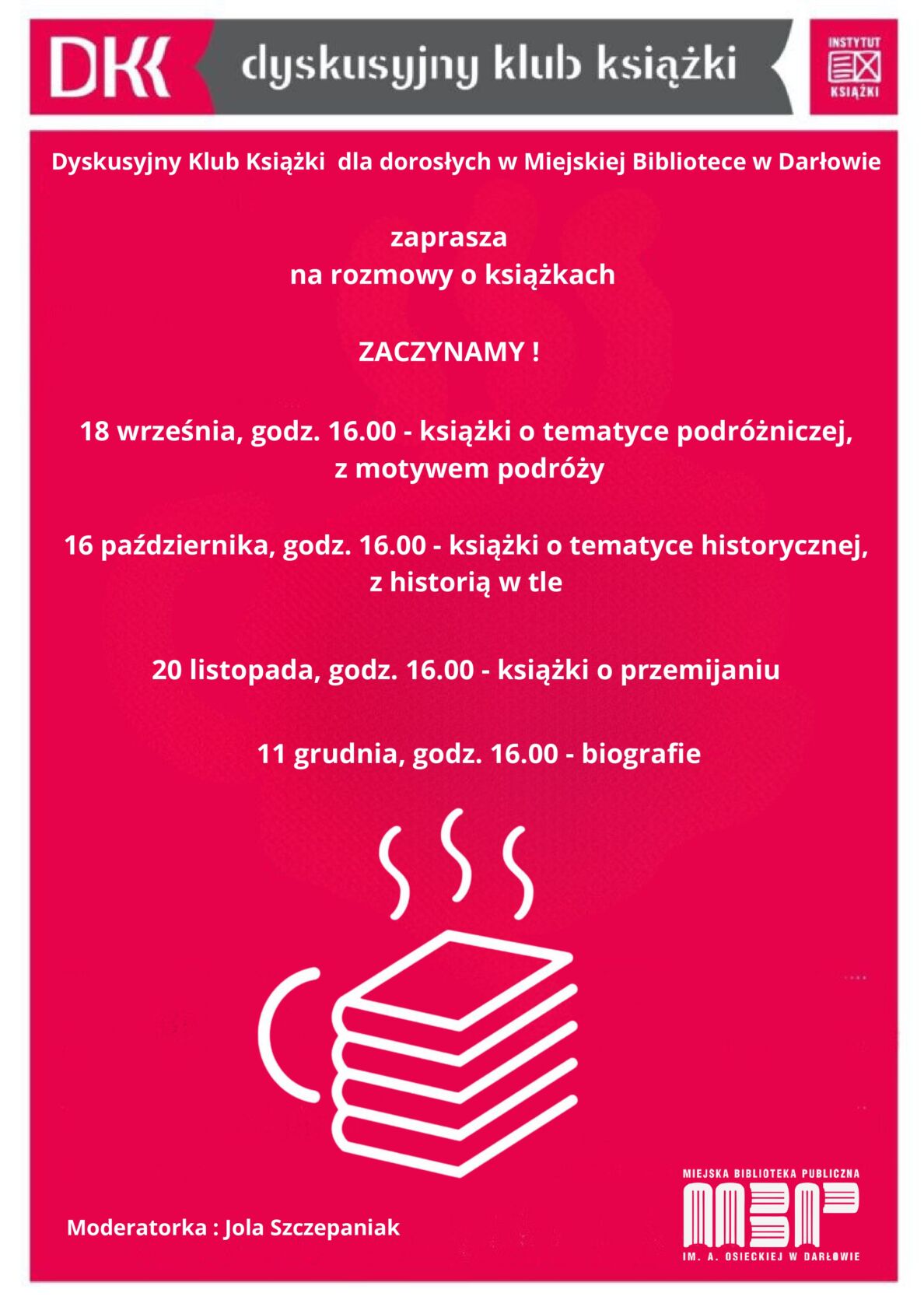 dyskusyjny klub książki w miejskiej bibliotece w darłowie page 0001