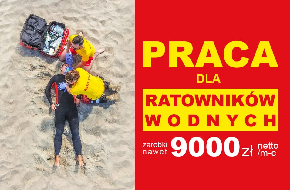 Praca dla ratowników wodnych